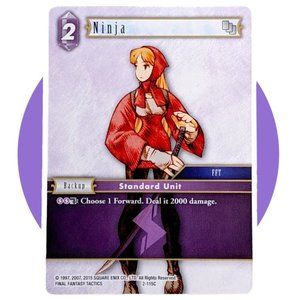Opus II Final Fantasy Card (CC05): Ninja 2-115C
